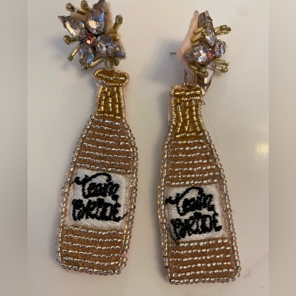Team bride earrings